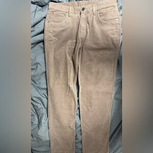 Men's Tan Vuori Corduroy Pants